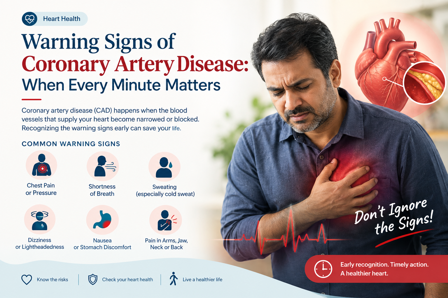 Warning Signs of Coronary Artery Disease: When Every Minute Matters